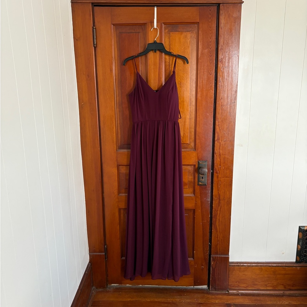 Windsor Wine Spaghetti Strap Maxi Dress
